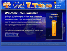Tablet Screenshot of lotuscandle.com